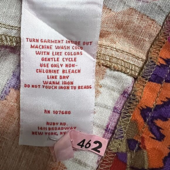 Ruby Rd. Women's Size 12 Blazer And Skirt Suit 2 Piece Set Multi-Color Boho - Picture 7 of 15